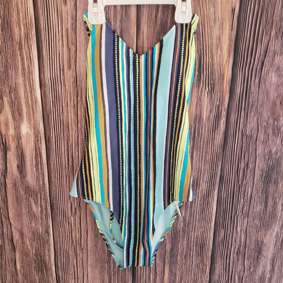 Aerie Striped MultiColor Swimsuit - Picture 11 of 11